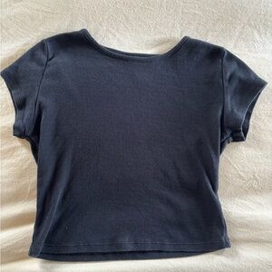 Forever 21 Black Crop Top